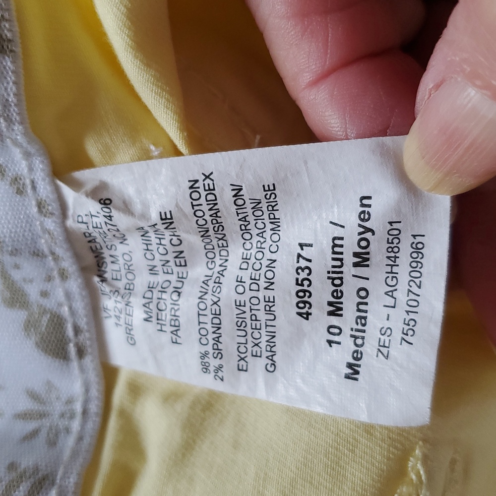 Lee Pale Yellow Cropped Utility Jeans - Picture 7 of 9